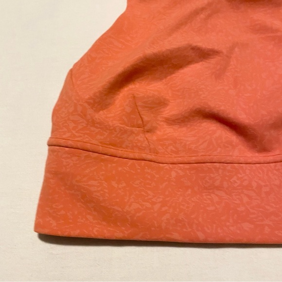Lululemon Wunder Train Long-Line Bra Medium Crunch Warm Coral Size 6 - Picture 4 of 15